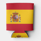 Koelbox met vlag van Spanje Blikjeskoeler (Voorkant)