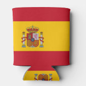 Koelbox met vlag van Spanje Blikjeskoeler (Achterkant)
