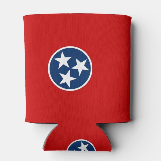 Koelbox met vlag van Tennessee State, Verenigde St Blikjeskoeler (Achterkant)