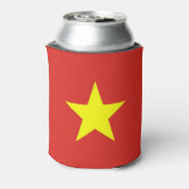 Koelbox met vlag van Vietnam Blikjeskoeler (Blikje Achterkant)