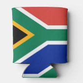 Koelbox met vlag van Zuid-Afrika Blikjeskoeler (Achterkant)