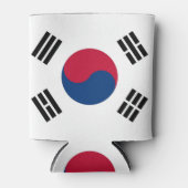 Koelbox met vlag van Zuid-Korea Blikjeskoeler (Voorkant)