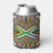 Koelbox met Zuid-Afrikaanse kleuren ontwerp Blikjeskoeler (Blikje Voorkant)