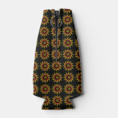 Koelbox - Pinrad op zwart Flesjeskoeler (Achterkant)