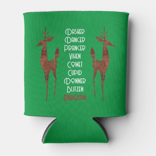 Koelbox - Santa's Rendier - Rudolph Blikjeskoeler (Voorkant)