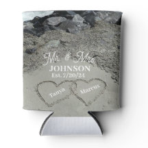 Koelbox- Twee harten in het zand