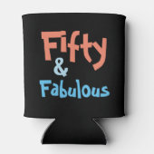 Koelbox van 50 en Fabulous Birthday Blikjeskoeler (Achterkant)
