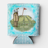 Koelbox van de golfdag blikjeskoeler (Voorkant)