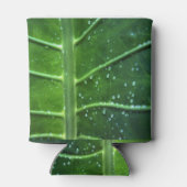 Koelbox van leder- en waterdruppels blikjeskoeler (Achterkant)