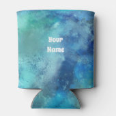 Koelbox - Zeemeermin op Heart Aqua Blikjeskoeler (Achterkant)