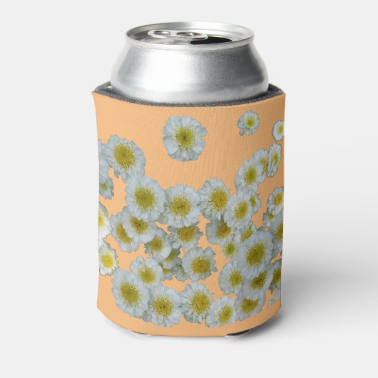 Koelbox zomertijd kleurrijke bloemen blikjeskoeler (Blikje Achterkant)