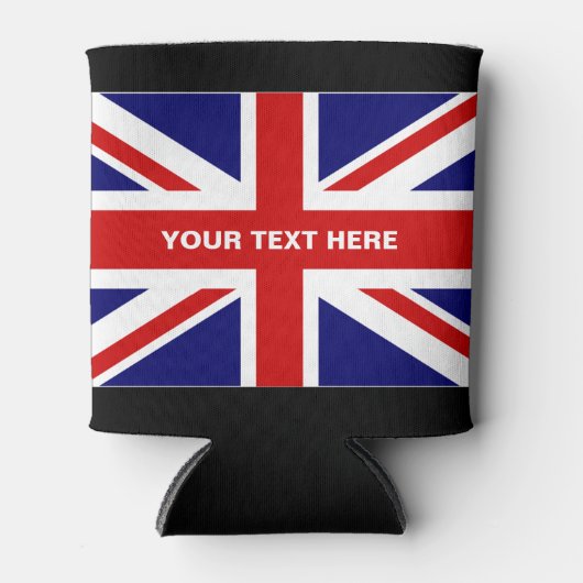 Koelboxxen onder de vlag van British Union Jack |  Blikjeskoeler (Voorkant)