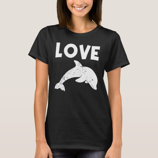 Koeldolfijn voor mannen Bottlenose Dolphin Anim T-shirt (Voorkant)