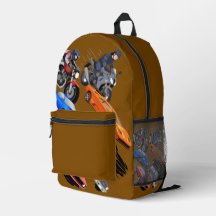Koele auto's en motorfietsen Kids Schoolrugzak