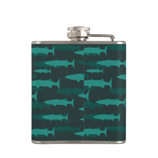 Koele Barracuda Monogram Heupfles (Achterkant)