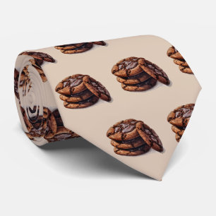 Koele betegelde chocolade koekjes bakkerij stropdas