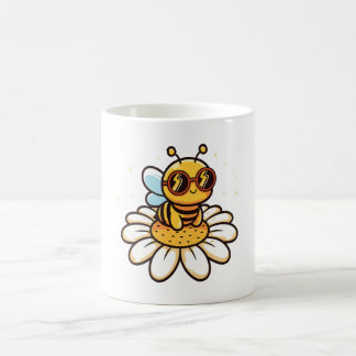 Koele Bij op een Madeliefje Koffiemok