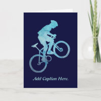 Koele Blauwe Fietser