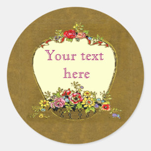 Koele bloembak effect Stickers