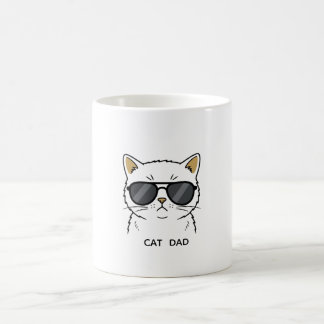 Koele Calico Kat met Zonnebril Koffiemok