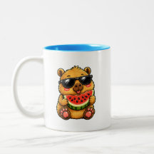 Koele Capybara Watermeloen Zomer