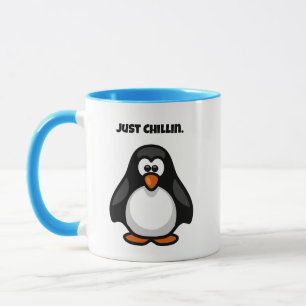 Koele Cartoon Pinguïn - Gewoon Chillin 'Arctic Vib Mok