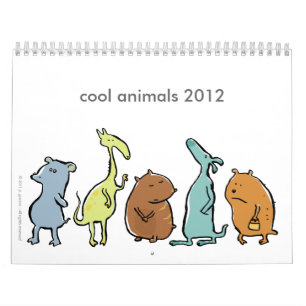 koele dieren 2012 (aanpasbaar) kalender
