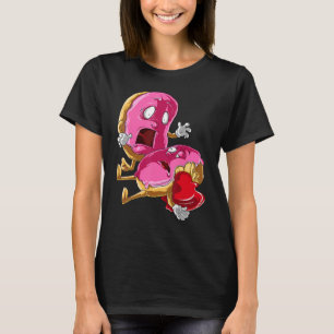 Koele donut en donut bloed donut vullende donut t-shirt