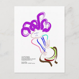 koele drummer briefkaart