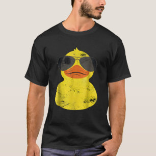 Koele eendje zonnebril eendje grappig rubber eendj t-shirt