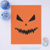 Koele en enge Jack O'Lantern gezicht Halloween fly Flyer (Enkel)