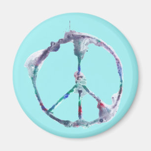 Koele en funky Peace Sign magneten