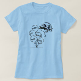 Koele en minimalistische zomer t-shirt