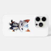 Koele en Schattige kattenillustratie Case-Mate iPhone Case (Achterkant (horizontaal))
