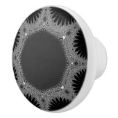 Koele fractal fronsknop keramische knop (Rechts)