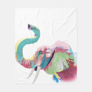 Koele geweldige trendy kleurrijke trillende fleece deken