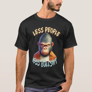 Koele gorilla's, gekke dieren t-shirt