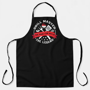 Koele grillmaster man mythe legende schort