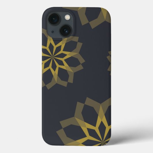 Koele, groene, unieke, moderne trendbloem abstract Case-Mate iPhone case (Achterkant)