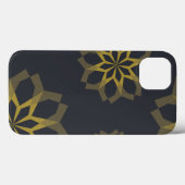 Koele, groene, unieke, moderne trendbloem abstract Case-Mate iPhone case (Achterkant (horizontaal))