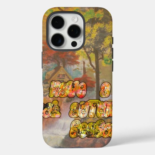Koele Hakuna Matata hebben een koele Autum Seaso Case-Mate iPhone Case (Achterkant)