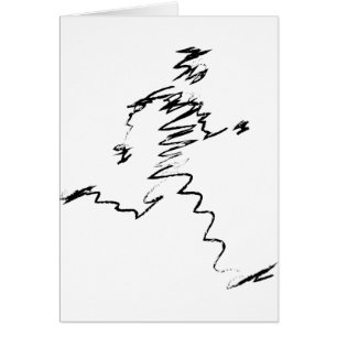 Koele illustratie van de looppas