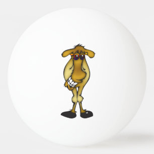 Koele kameel met tinten pingpongballen