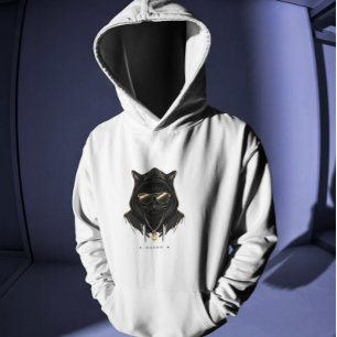 Koele Kat Hoodie – Streetwear Kat Grafische Hoodi