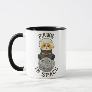 Koele Kat in de ruimte Kat Astronaut Kosmisch dier Mok