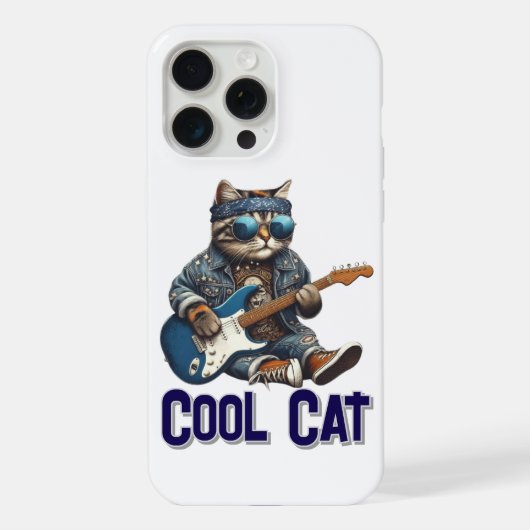 Koele Kat iPhone Hoesje (Achterkant)