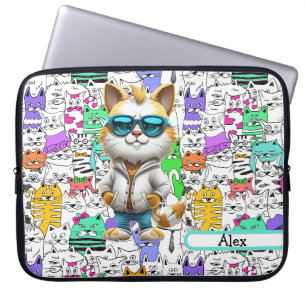 Koele Kat Laptop Sleeve