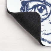 Koele Kat met Bril Muismat (Hoek)