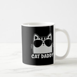 Koele Kat Papa Zonnebril Funny Cat Lover Geschenk  Koffiemok