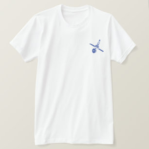 Koele Katoenen van het Patroon T-shirt